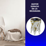 CANASTA (CESTO) PEQUEÑO PARA ROPA MULTIUSOS DE LONA LAVABLE