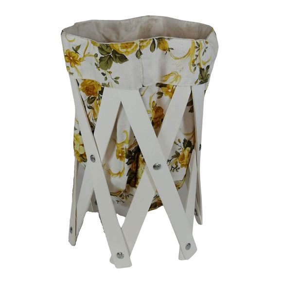 CANASTA (CESTO) PEQUEÑO PARA ROPA MULTIUSOS DE LONA LAVABLE