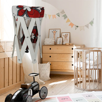 CANASTA (CESTO) PEQUEÑO PARA ROPA MULTIUSOS DE LONA LAVABLE
