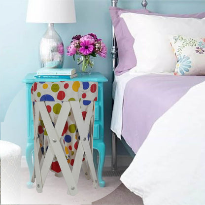 CANASTA (CESTO) PEQUEÑO PARA ROPA MULTIUSOS DE LONA LAVABLE