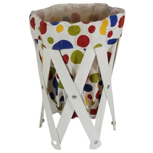 CANASTA (CESTO) PEQUEÑO PARA ROPA MULTIUSOS DE LONA LAVABLE