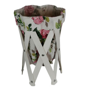 CANASTA (CESTO) PEQUEÑO PARA ROPA MULTIUSOS DE LONA LAVABLE
