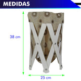 CANASTA (CESTO) PEQUEÑO PARA ROPA MULTIUSOS DE LONA LAVABLE