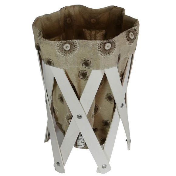 CANASTA (CESTO) PEQUEÑO PARA ROPA MULTIUSOS DE LONA LAVABLE