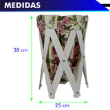 CANASTA (CESTO) PEQUEÑO PARA ROPA MULTIUSOS DE LONA LAVABLE