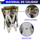 CANASTA (CESTO) PEQUEÑO PARA ROPA MULTIUSOS DE LONA LAVABLE