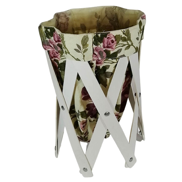 CANASTA (CESTO) PEQUEÑO PARA ROPA MULTIUSOS DE LONA LAVABLE