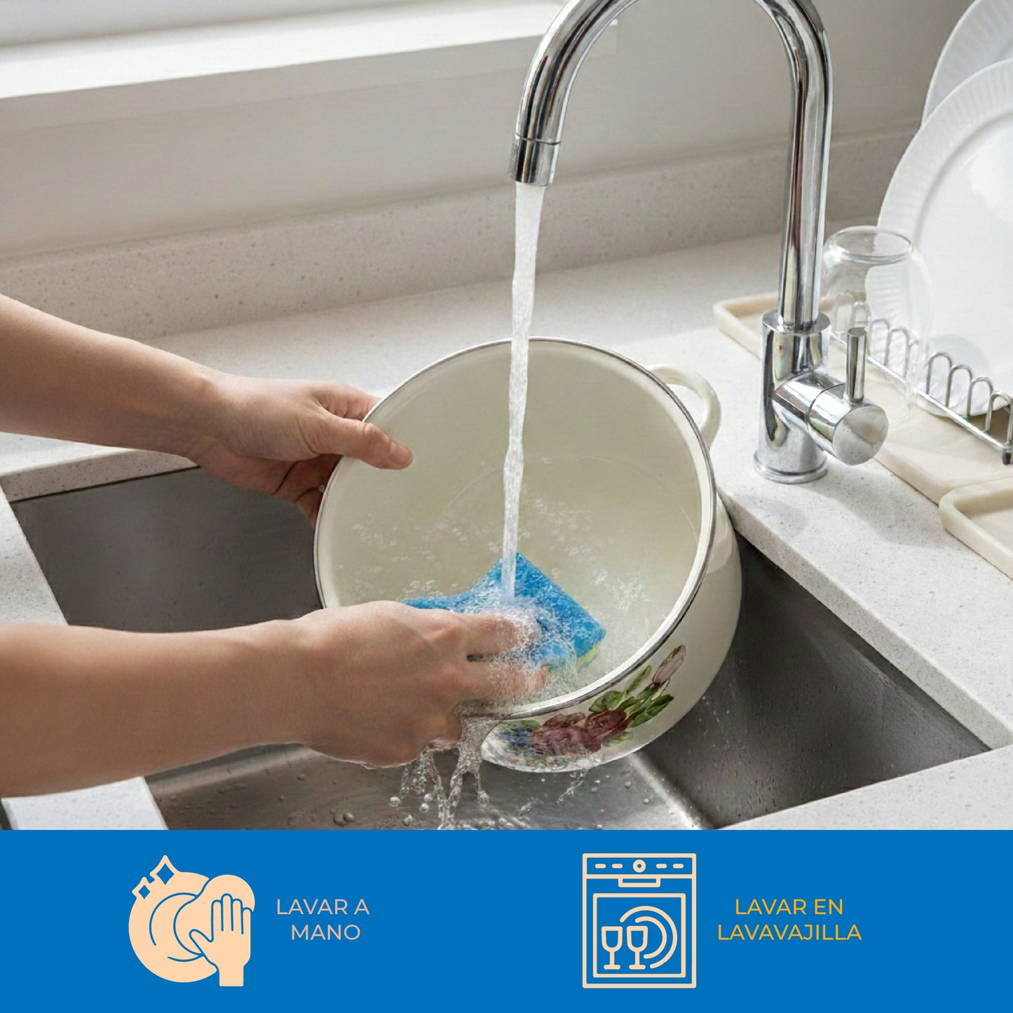 *RD ROYAL COOK Juego de Cacerolas Esmaltadas de Peltre (10 Piezas)* | Set de Ollas Apilables con Tapa | *Capacidades 1.1L a 4L* | Ideal para Cocinar, Servir y Guardar | *Diseño Vintage Higiénico*