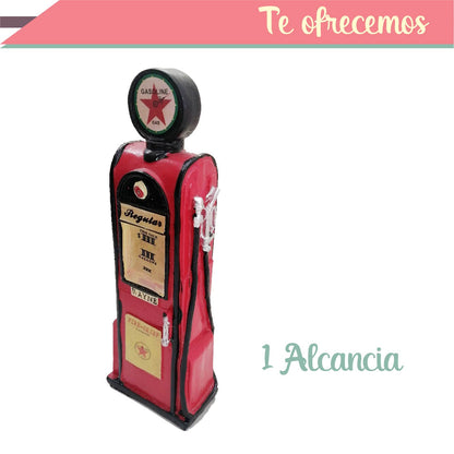 Alcancía Bomba de Gasolina Retro