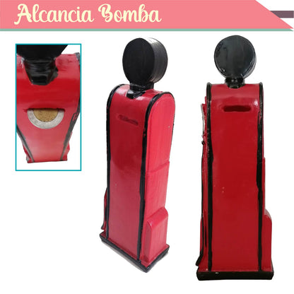 Alcancía Bomba de Gasolina Retro