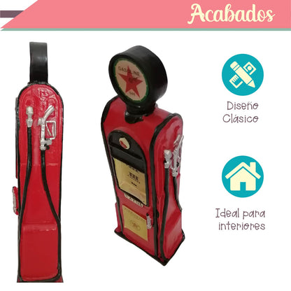Alcancía Bomba de Gasolina Retro