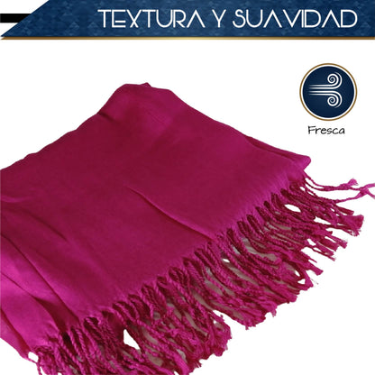Pashmina Larga | Bufanda Elegante | Mascada (Rosa)