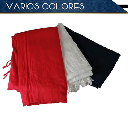 Pashmina Larga | Bufanda Elegante | Mascada (Rojo)