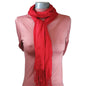 Pashmina Larga | Bufanda Elegante | Mascada (Rojo)