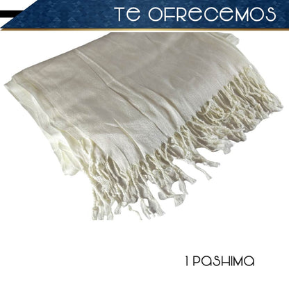 Pashmina Larga | Bufanda Elegante | Mascada (Beige)