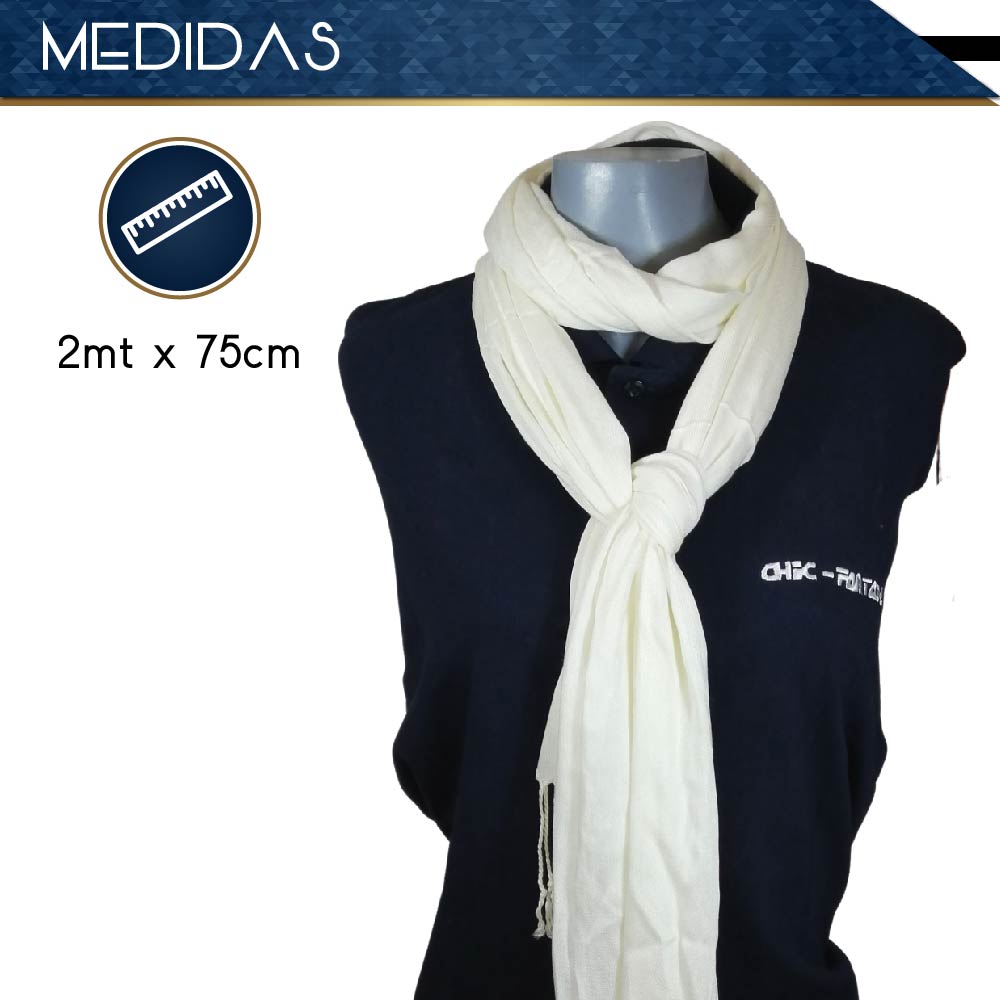 Pashmina Larga | Bufanda Elegante | Mascada (Beige)