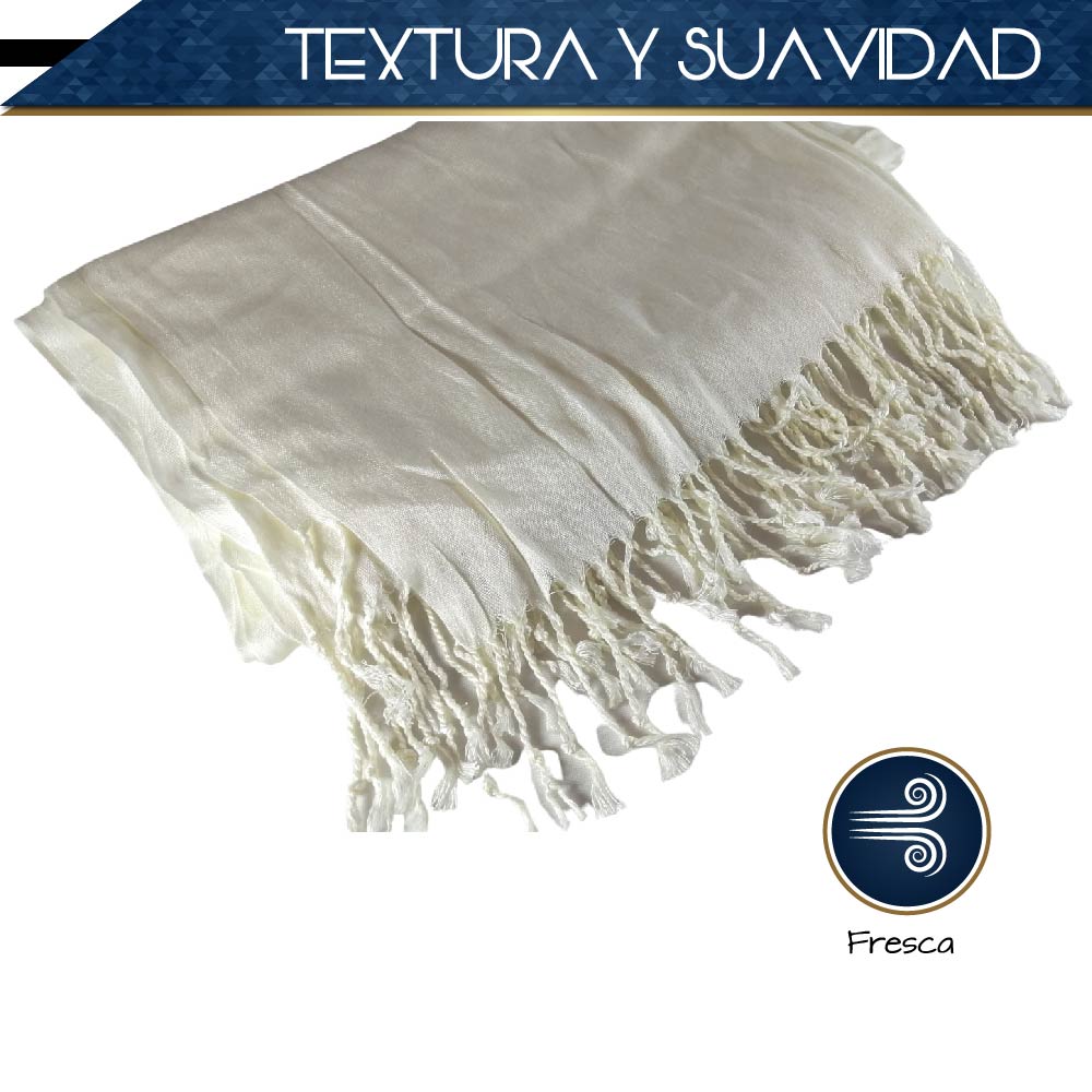 Pashmina Larga | Bufanda Elegante | Mascada (Beige)