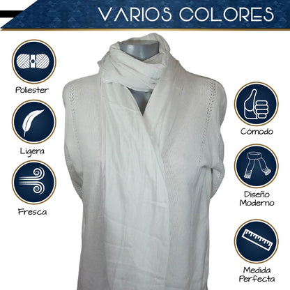 Pashmina Larga | Bufanda Elegante | Mascada (Beige)