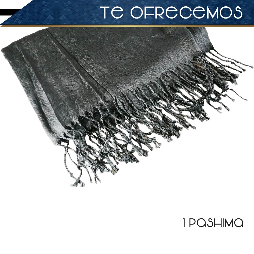 Pashmina chal bufanda agradable y ligero fina