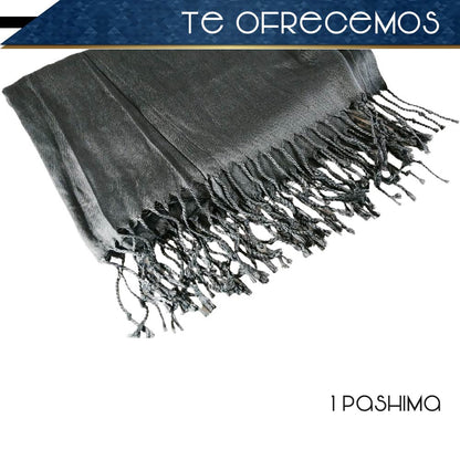 Pashmina chal bufanda agradable y ligero fina