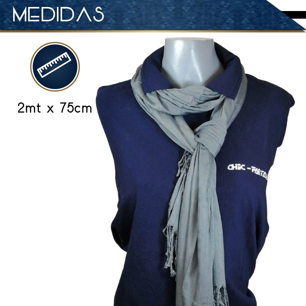 Pashmina chal bufanda agradable y ligero fina