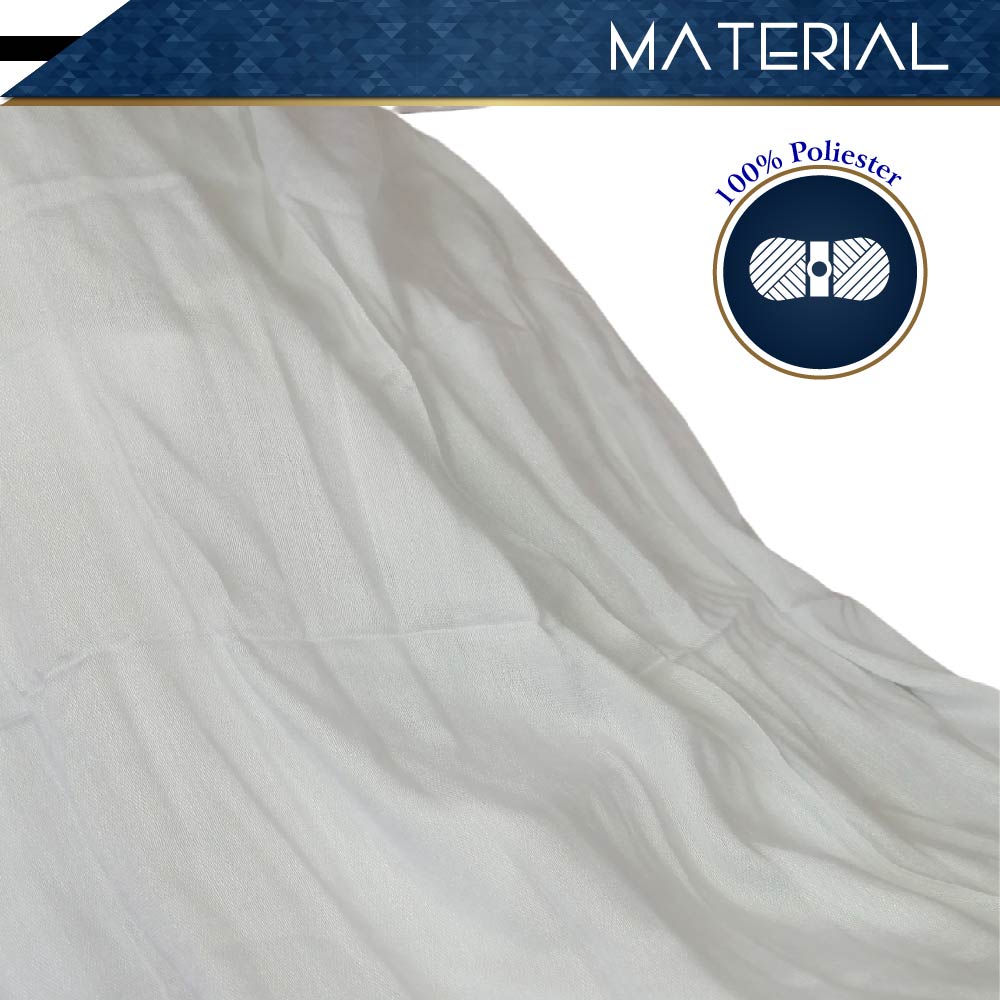 Pashmina Larga | Bufanda Elegante | Mascada (Blanca)