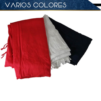 Pashmina Larga | Bufanda Elegante | Mascada (Blanca)