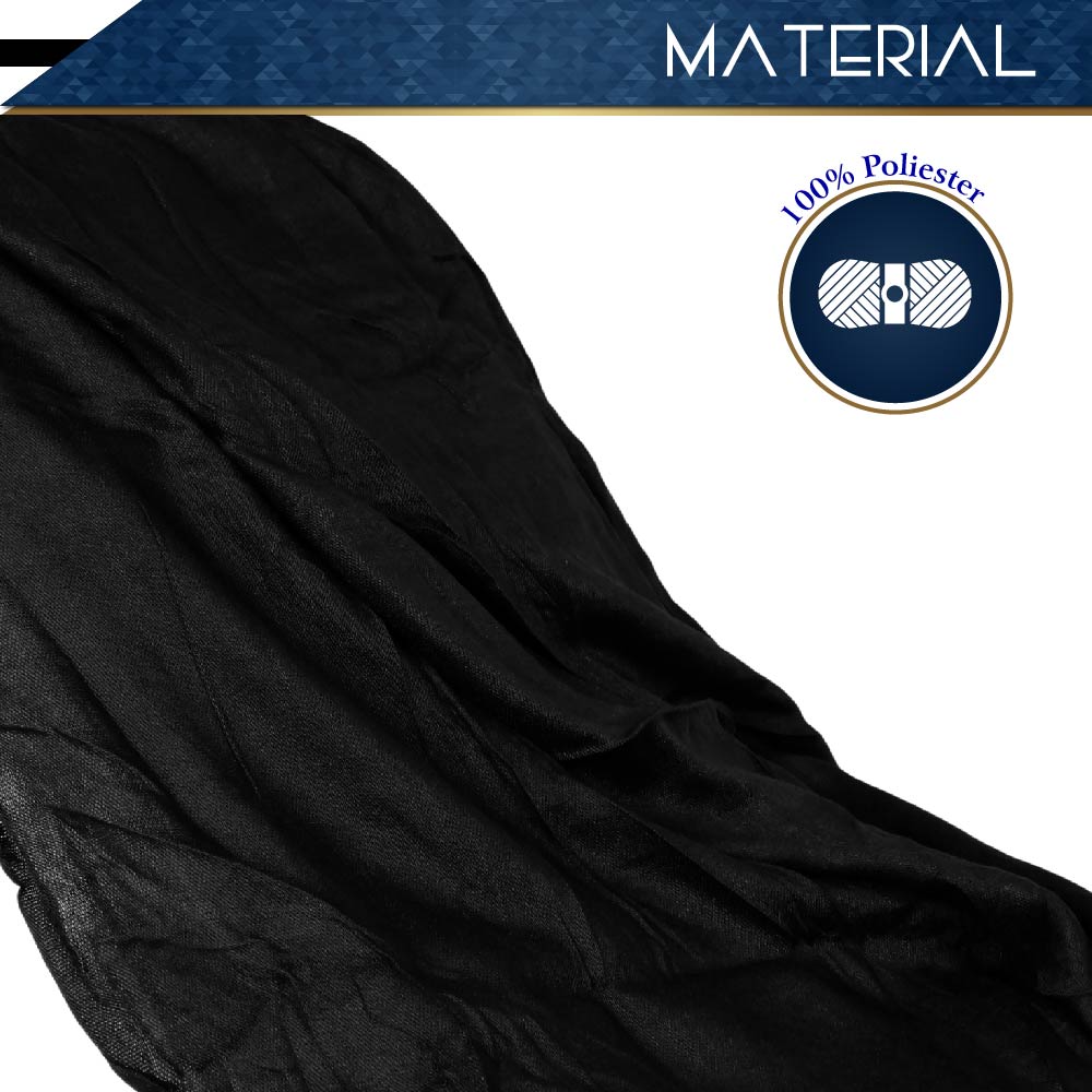 Pashmina Larga | Bufanda Elegante | Mascada (Negro)