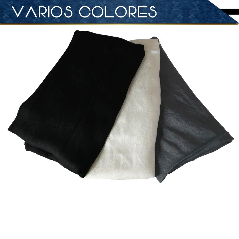 Pashmina Larga | Bufanda Elegante | Mascada (Negro)