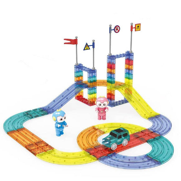 Bloques de Construccion Magneticos 3D para niños Juegos Educativos Creativos 154 Piezas
