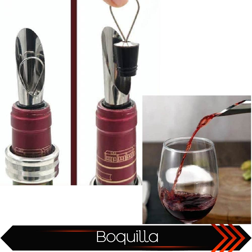 Set De Vino Juego De Accesorios Para Vino Juego De 4 Pzs