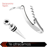 Set De Vino Juego De Accesorios Para Vino 2 Piezas