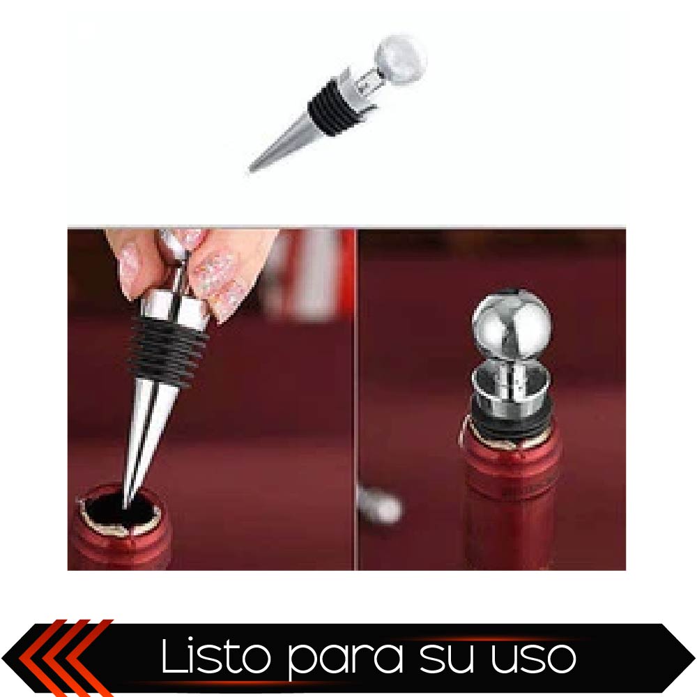 Set De Vino Juego De Accesorios Para Vino 2 Piezas