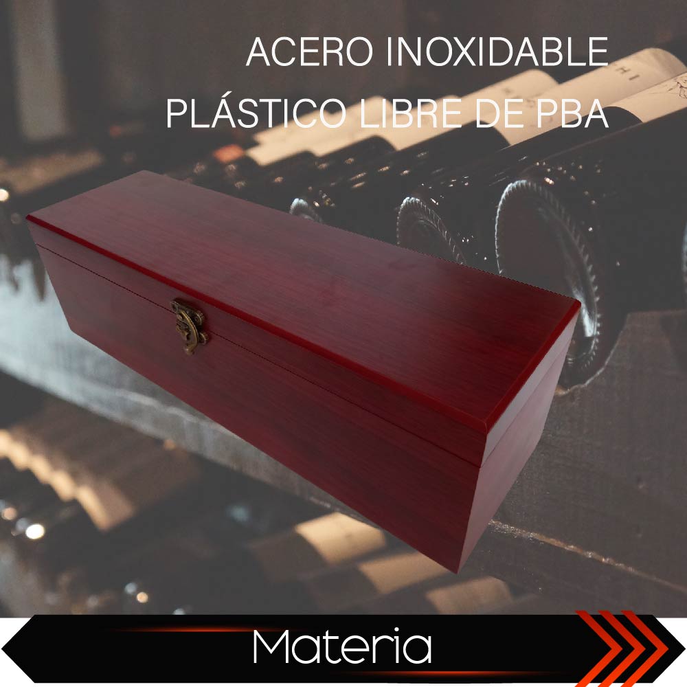 Set De Vino Juego De Accesorios Para Vino Con Caja