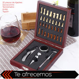 Set De Vino Juego De Accesorios Para Vino Y Ajedrez