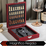 Set De Vino Juego De Accesorios Para Vino Y Ajedrez