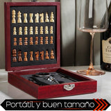 Set De Vino Juego De Accesorios Para Vino Y Ajedrez