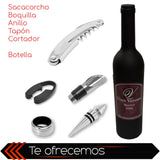 Set De Vino Juego De Accesorios Para Vino Forma De Botella