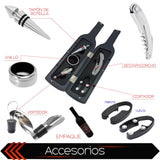 Set De Vino Juego De Accesorios Para Vino Forma De Botella