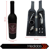 Set De Vino Juego De Accesorios Para Vino Forma De Botella