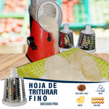 SPIRILIZER REBANADORA, MANDOLINA, TRITURADORA DE VEGETALES Y FRUTAS MANUAL DE 3 CUCHILLAS