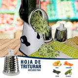 SPIRILIZER REBANADORA, MANDOLINA, TRITURADORA DE VEGETALES Y FRUTAS MANUAL DE 3 CUCHILLAS