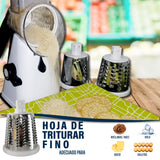 SPIRILIZER REBANADORA, MANDOLINA, TRITURADORA DE VEGETALES Y FRUTAS MANUAL DE 3 CUCHILLAS