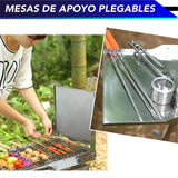 ASADOR PARA CARBÓN DE ACERO INOXIDABLE
