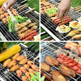 ASADOR PARA CARBÓN DE ACERO INOXIDABLE