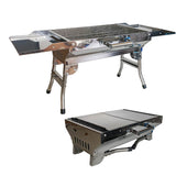 ASADOR PARA CARBÓN DE ACERO INOXIDABLE