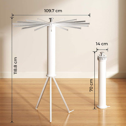 Tendedero Plegable Para Ropa Blanco