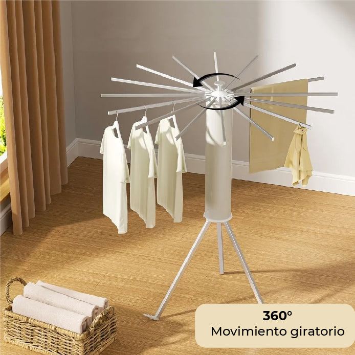 Tendedero Plegable Para Ropa Blanco