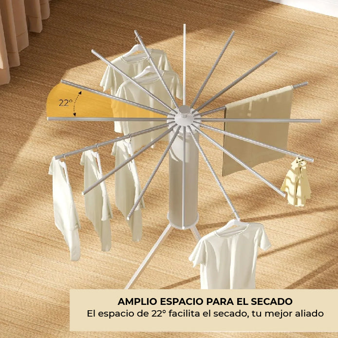 Tendedero Plegable Para Ropa Blanco