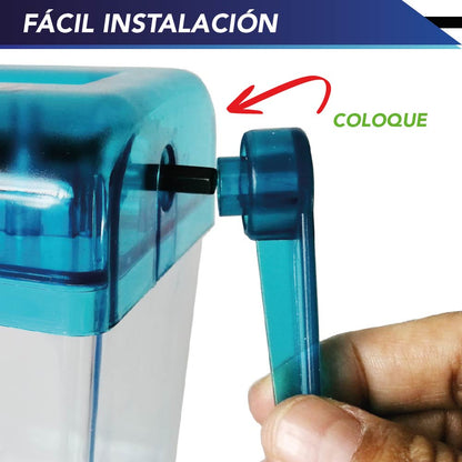 TRITURADOR DE PAPEL MANUAL PORTÁTIL PARA EL HOGAR, Y OFICINA TAMAÑO: CARTA Y OFICIO